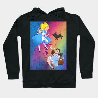 Rainbows in Wonderland Hoodie